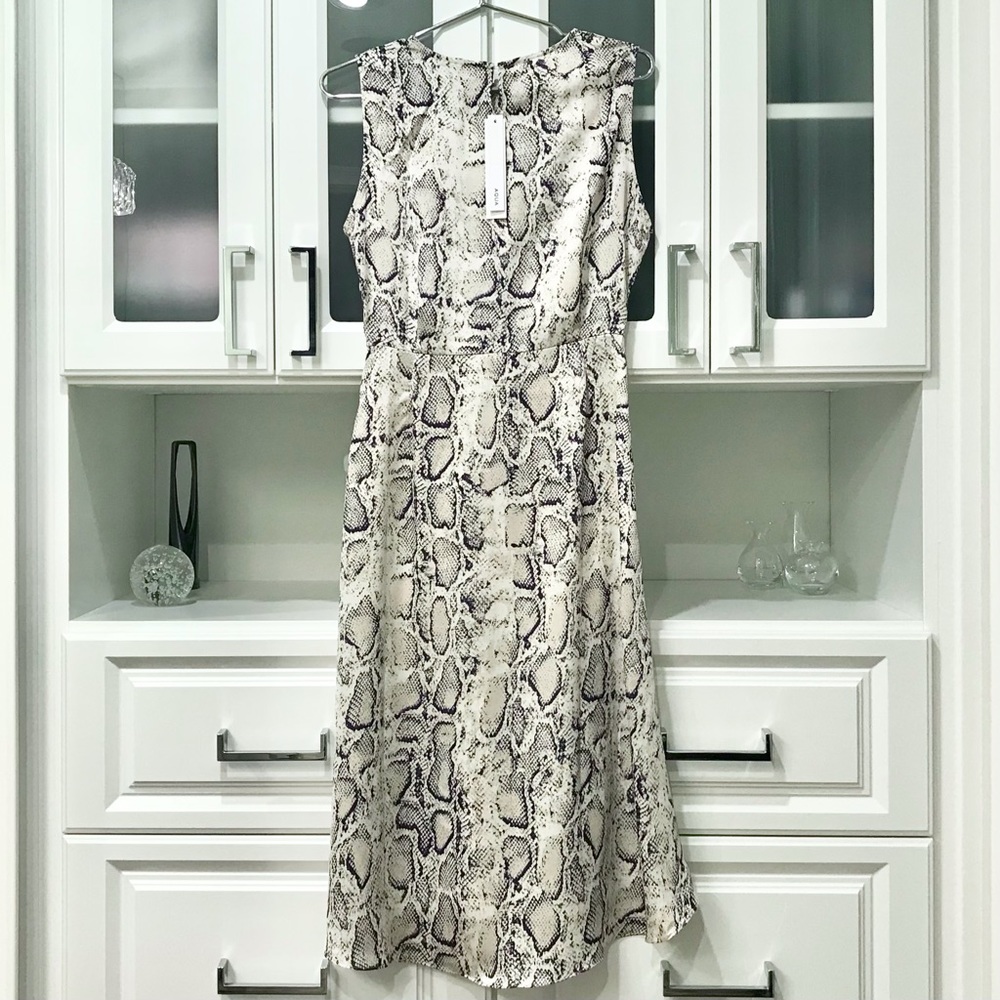 Sleeveless Twisted Snake Printed Dress - NWTags - Picture 8 of 12
